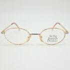 Vintage A  S  Shades Women Eyeglass Frames Gold Tortoise Made In Italy 49-21-135