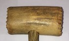 Antique Vintage Primitive Carved Antler Meat Tenderizer Mallet Rare
