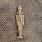 Vtg Godinger Toy Soldier Nutcracker Silver Plated 1995