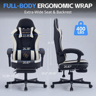 Desk Computer Gaming Chair - High Back Ergonomic Office Chair With Footrest And 