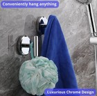 Home So Suction Cup Hooks T Shape  2 Pack  Chrome  2  Brushed Nickel