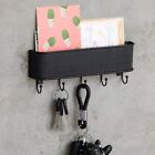 5 Hook Door Hanger Wall Mount Hooks Key Holder Rack Organizer Letter Box Mail
