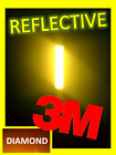 3m Yellow Reflective Safety Tape Bicycle Sticker Adhesive Caution Tape 4  X 9 