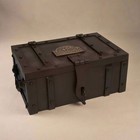 Winchester Cast Iron Strong Box With Antique Finish   Brass Tag  10  X 8  X 7  