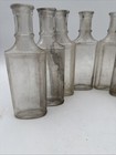 Set Of 8 Antique Medicine Apothecary Glass 5 5    Bottles