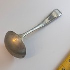 Antique Rc Co Silver Plated Soup Ladle Serving Spoon Ornate Handle