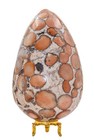 Natural 130mm Orange  Cobra Jasper Crystal Healing Energy Reiki Chakra Huge Egg