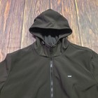 Levi s Jacket Men s 2xl Full-zip Hooded Bomber Water Resistant Softshell Black