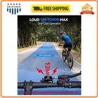 120db Electric Bike Horn Wireless Remote 6 Sound Modes Ipx5 Waterproof Rechar   