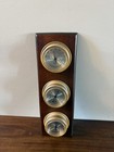 Vintage Taylor Usa Wood Weather Station Barometer Thermometer Hygrometer