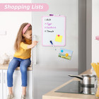Magnetic Dry Erase Board  14 X 11 Inches White Board  Pink