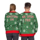 Adult Unisex Chest Nuts Couples Sweater Costume Ugly Christmas Sweaters