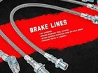 Front Stainless Brake Lines For 80-96 F-150 bronco   4-6  - 89310s 