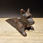 Antique Vintage Style Cast Iron Scottish Terrier Door Stop Wedge