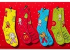Mcdonald s 2025 The Grinch Meal Set All 4 Different Pairs  Socks Unopened   Salt