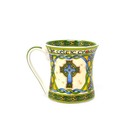 Royal Tara Irish Mug With Celtic Cross And Celtic Knots Irish Weave Box New Bone