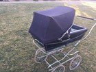 Vintage Silver Cross Pram  Blue  own A Piece Of The Past free Ship Local Pick-up