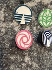 5 Set Of Disney Epcot Center Logos 2015 Hidden Mickey Pins