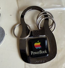 Vintage 1980s Apple Macintosh Computer Employee Swag Lot Powerbook Key Chain   
