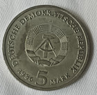 Gdr Coin 5 Mark New Palais Potsdam 1986