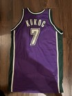 02-03 Toni Kukoc Milwaukee Bucks Authentic Issue game Used Auto Jersey Signed