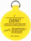 Invisible English Disc Adhesive Medium Plate Hanger Set  4-3 Inch Hangers  - Usa