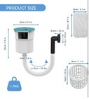 Valdorena Surface Float Skimmer 2025 Upgrade Turquoise Above Ground Pool
