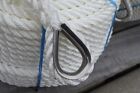 Anchor Line Dock Rope W ss Thimble 3 8  1 2  5 8  3 4 Inch X 100  150  300 Ft