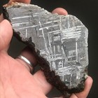 Natural Aletai Iron Meteorite 280 0 Grams End-cut Etched Perfect Fusion Crust