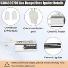 5304509706 Gas Oven Range Igniter Compatible With Kenmore Frigidaire Range