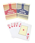 1- Set Texas Hold Em 100  Plastic Playing Cards Poker Size Jumbo Index