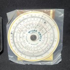 Vintage Concise Circular Slide Rule 28n Rare Original Yellow Sleeve  Japan