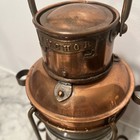 Antique Anchor Ship Lantern Boat Light  Solid Brass   Copper Made In England 12   