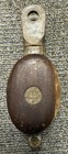 Merriman Brothers Unusual Mb Vintage Sailboat Wood Lignum Vitae Block  Pulley