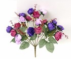 21pc bunch Artificial Rose Flowers Bouquet Wedding Party Home Decor Little Rose