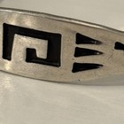 Vintage Taxco Mexico Sterling Silver 925 Cuff  Bracelet Signed Size 7
