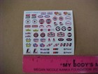 1 24 Slotcar 1 24 Scale Master Sheet   3 Slot Car Decal