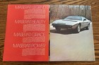 1975 Maserati Khamsin Brochure - 6 Page Folder - English Text