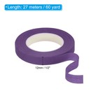 3pcs Floral Tape 1 2  X 30 Yard Flower Wrap Adhesive Tape For Wrapping  Purple