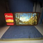 Vintage 1985 Coors Beer Light Up Sign Hugh 38 5    X 16 5    Head For The Mountains