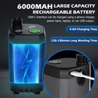 Portable Shower For Camping  6000mah Rechargeable Camping Shower  4 Spray Modes