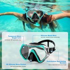 Adult Tempered Glass Diving Set Scuba Anti-fog Goggles And Snorkeling Mask Tube