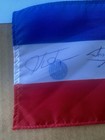 The Dutch  netherlands flag Flown On Iss  Soyuz Tma-4 Crew Signed stamped 