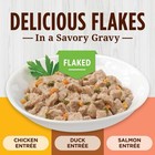 Instinct Flaked Variety Pk  chicken  Duck  Salmon  Grain Free Cat Food 5 5oz 12p