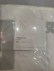 Suzanna Kasler Greek Key Duvet - Sky -euro Pillow Sham- New In Package 
