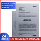 Microsoft Sql Server 2025 Standard 24 Core License Coa Unlimited Cals   Physical