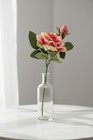 Artificial Pink Rose Stem Faux Flower Modern Wedding Floral Home Decor Accent