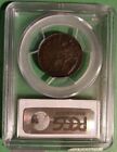1723  Wood s  Hibernia   Colonial   Bronze  Halfpenny - Pcgs  Certified  Xf 40  