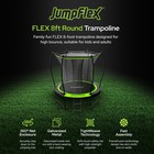 Jumpflex Flex 8  Round Trampoline  Outdoor Play Equipment W  Safety Net   Ladder