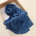 Premium Long Crinkle Chiffon Hijab Scarf Women Soft Muslim Head Scarves Wraps
